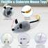Mity rain Interactive Dog Toys, Fake Mouse Moving Toy with Automatic Sensor, Realistic Sound for Dogs & Cats