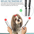 5 Pieces Razor Comb for Dog Grooming, Manual Hair Trimmer Comb with 25 Extra Blades