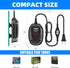 FREESEA 100W Aquarium Fish Tank Heater: Small Submersible Turtle Heater with Adjustable Temperature Controller for