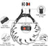 Dog Prong Collar, Adjustable Stainless Steel Choke Pinch Training Collar for Medium Large Dogs, 8 Extra Tips