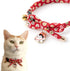 Necoichi Zen Hariko Charm Cat Collar (Red)