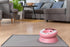 Interactive Cat Slow Feeder Bowl, Cat Treat Puzzle Feeder for Healthy Weight - 8.27 x 8.27 x 4.76 inches (Orange)