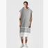 Sufeasdf 1pcs Turkish Towel Poncho Turkish Cotton Beach Poncho wim Cover Up Wearable Towel Hooded Poncho with Pocket