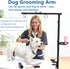 Lazaluking (33"-43") Hammock, Dog Grooming Table Arm with Clamp | Extendable, Foldable Stand & Restraint with Grooming