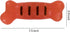 Starmark Treat Ringer FlexGrip Bone, Large, Red
