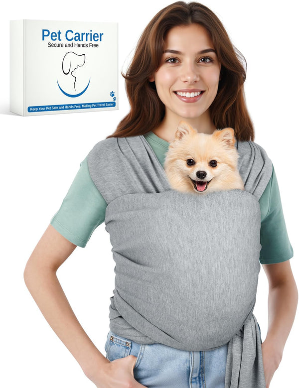 Dog Sling Swaddle Carrier for Small Dog, Cat Front Carriers for Small