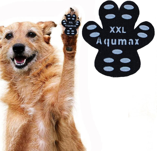 Dog Paw Protector Gripper Traction Pads, Foot Stickers for Summer Hot/Winter Cold Pavement, Dog Shoes Booties Socks