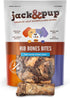 Jack&Pup Rib Bones for Dogs (24 Oz Bag), All Natural Beef Bones