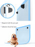 Dog Pee Pad Holder for Potty Training with Magnetic Wall Holder for Leg-Lifting Dogs, Strong Magnets, Black