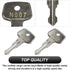 Thule Roof Rack Replacement Key N007, for Yakima & Thule Ski, Roof, Cargo Box, Carrier Racks