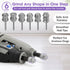 Pet Nail Grinder Trimmer for Dremel - 1/8'' Safe and Painless Nail Grinder Wheel for Dogs & Pets
