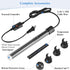 HITOP Thickened Glass Aquarium Heater: 50W 100W 300W Upgraded with Controller for Seawater/Fresh Water 5-65Gal