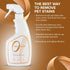 Zero Odor Pet Stain Remover & Odor Eliminator, 16oz - Best for Carpet, Furniture, Floors, Pet Bed - Over 400 Sprays