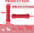 Dog Squeaky Toys for Aggressive Chewers - Durable Natural Rubber Chew Toys for Large Medium Breed Dogs