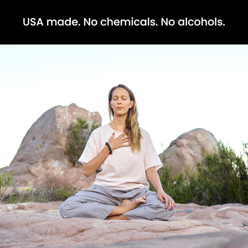 Yoga Clean - 100% Natural Yoga Mat Cleaning Spray and Deodorizer, 8 oz, Safe for Cork, Rubber, and All Fabric.