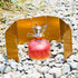 VGEBY Camping Stove Windshield, 8 Plates Foldable Outdoor Gas Picnic Stove Wind Cooking Blocker with Storage Box