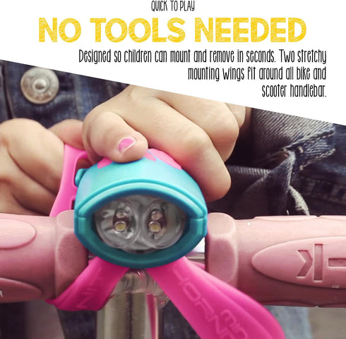 Hornit Mini Bike & Scooter Horn with Kids Headlight.