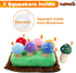 Pack 7) Hide and Seek Dog Toys, Squeaky Interactive Puzzle Dog Toys for Boredom and Stimulation, Dog Enrichment Toys
