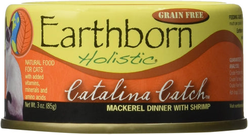 Earthborn Holistic Catalina Catch Grain Free Canned Cat Food, 3 Oz, Case Of 24