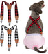 Pet Soft Dog Suspenders 2 Pieces Female Dog Diaper Suspenders for Dogs