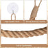 Hermit Crab Toys, 23.6 Inch Climbing Jute Rope Ladder with Hooks, Reptile Tank Accessories for Hermit Crab Lizards