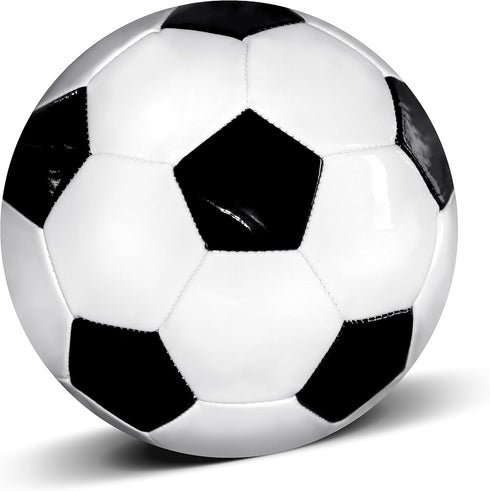 Uloveido High Performance Traditional Black White Soccer Ball, Birthday Christmas Gift for Son Daughter Grandson