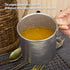 TiTo Titanium Cup with Lid, Ultralight Portable 450ml Camping Mug for Outdoor Use