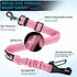 2 Pack Lukovee Dog Seatbelt Leash for Cars, Pet Safety Seat Belt with Adjustable Buckle & Reflective Bungee, Connect