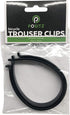 High Visibility Reflective Bike Trouser Pant Clips, Black/Silver, Great for Night Cycling Safety, Bike Couriers