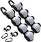 Golf Ball Holder - Holds 4 Golf Balls, Easy Attachment to Bag or Cart, Accessories Gift for Men and Women