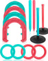 Giant Horseshoe Game Set for Adults and Family 10" Oversized Lawn Toss