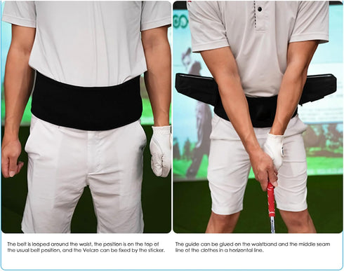 Generic Golf Swing Aid - Alignment Waist Band Gadgets - Golf Trainer Belt,for Adult Teenager Men Women Athlete Beginner