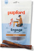 Pupford Thick Bully Sticks for Dogs & Puppies - Smoked, Natural, 6", 4 Count, Long-Lasting Chews