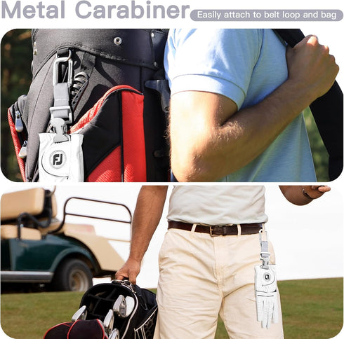 Xxerciz Golf Glove Clip - Work Safety Clip Glove Holder with Metal Clips for Construction Gloves