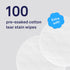 Petpost Tear Stain Remover Wipes, Natural Eye Crust Treatment for White Fur, 100 ct.