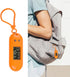 jojnsha Backpack LED Digital Keychain Pocket Watch Portable Miniature Clock for Students Kids Lightweight Timepiece