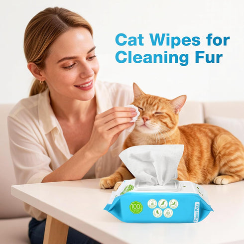 600 Count, 100% Prime Pets Dog Wipes for Paws and Butt, Pet Wipes for Dogs & Cats, Fragrance Free, Deodorizing Puppy