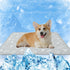 MH MYLUNE HOME Self Cooling Mat for Dog, 28”x39” Arc-Chill Cooling Fiber, Foldable Washable Non-Toxic Summer Pet Blanket