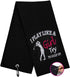 Funny Golf Towel, I Play Like A Girl Try to Keep Up - Embroidered Golf Gifts for Women with Clip