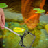 2pcs Toyvian Aquarium Net with Extendable Stainless Steel Handle Square Telescoping Fish Catching Net for Fish Tank