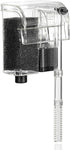 DaToo Hang On Waterfall Aquarium Filter, Small Fish Tank Filter, Quiet 66GPH, 3W Adjustable for 2 to 8 Gallons