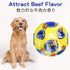 SCHITEC Dog Balls with Bell Sound, 2 Pack, Rubber Bouncy Fetch Ball for Medium Large Dogs