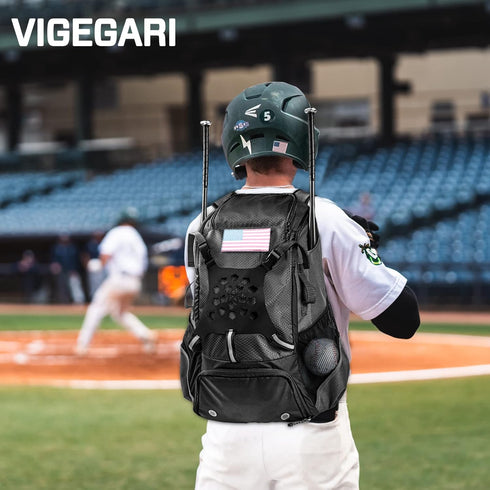 Youth Baseball Bag - Backpack for Boys, Adults, Softball Equipment & Accessories