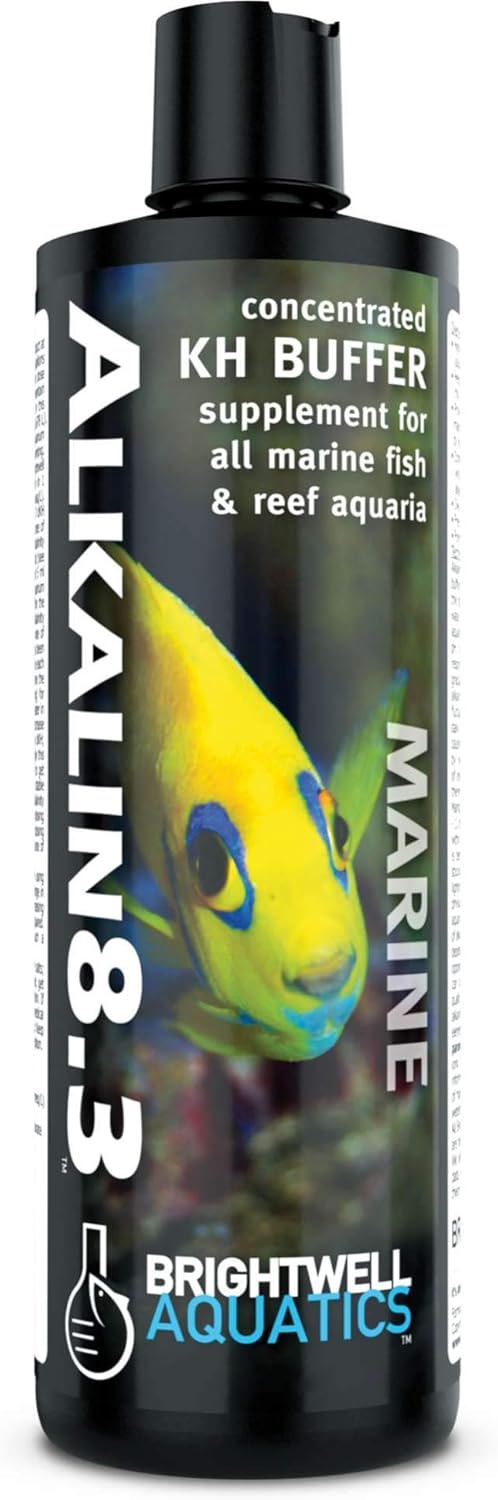 Alkalin 8.3 Concentrated KH Buffer, 17oz (500ml) for Aquarium Water Conditioning