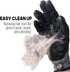Otis and Claude Pet Grooming Gloves - Adjustable Strap, Gentle Hair Remover, Bathing, Massage Brush for Cats and Dogs