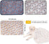 Dono 1 Pack 3 Dog Blankets, Soft Fluffy Fleece Pet Blanket, Warm Sleep Mat, Paw Print Design, Blanket for Dogs