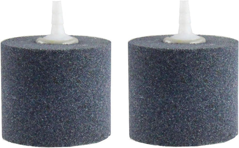 AQUANEAT 2 Pack Aquarium Air Stones, 2x2 inch Aerator Bubble Diffuser, Air Pump Accessories for Hydroponic, Pond