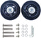 Outher Mute Wear-resistant Luggage Suitcase Replacement Wheels Kit, Inline Outdoor Skate Replacement Wheels (68mm x