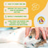 Eye & Ear Wipes for Pets, 100 Count Cleanser for Dogs and Cats, Non-Irritating with Aloe Essence and Coconut Oil