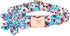 Elegant Little Tail Dog Collar with Flower, Adjustable Floral Print Summer Cute Collar for X-Large Dogs